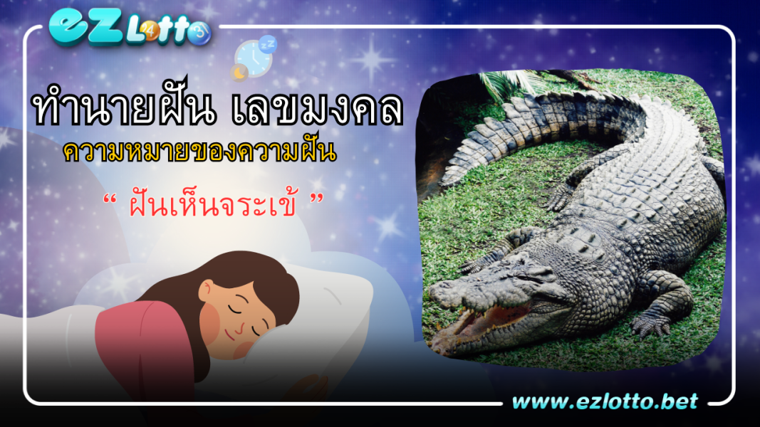 คำทำนาย “ฝันเห็นจระเข้” จำเป็นต้องแก้บนจริงหรือไม่? พร้อม “เลขเด็ด” จากความฝัน