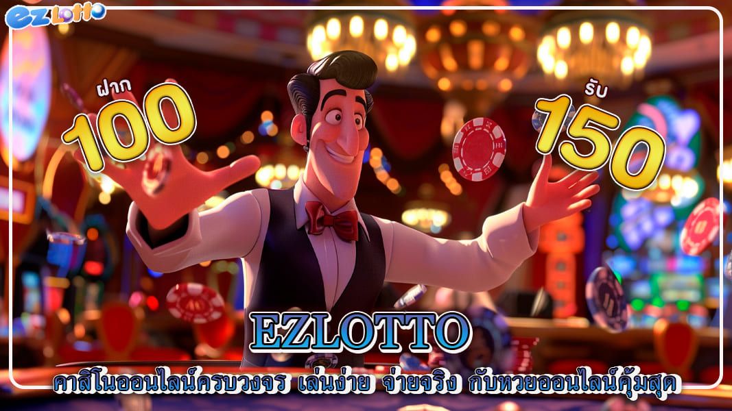 ezlotto คาสิโนออนไลน์ครบวงจร เล่นง่าย จ่ายจริง กับหวยออนไลน์คุ้มสุด