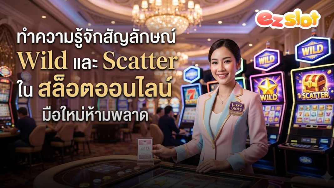 สล็อตออนไลน์ 2026 ทำความรู้จักสัญลักษณ์ Wild และ Scatter ใน สล็อต มือใหม่ต้องรู้