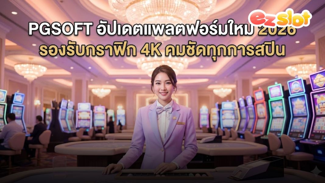 pgsoft pgslot 2026 อัปเดตแพลตฟอร์มใหม่ รองรับกราฟิก 4K คมชัดทุกการแสดงผล