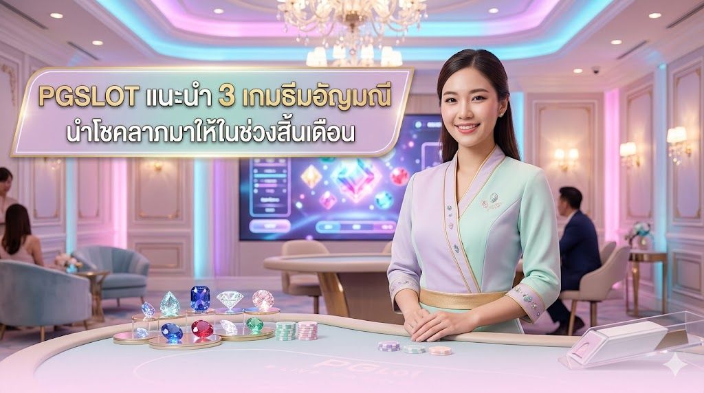 pgslot pgsoft แนะนำเกมสล็อตธีมอัญมณีนำโชค 2026 เล่นลุ้นรางวัลปลายเดือน