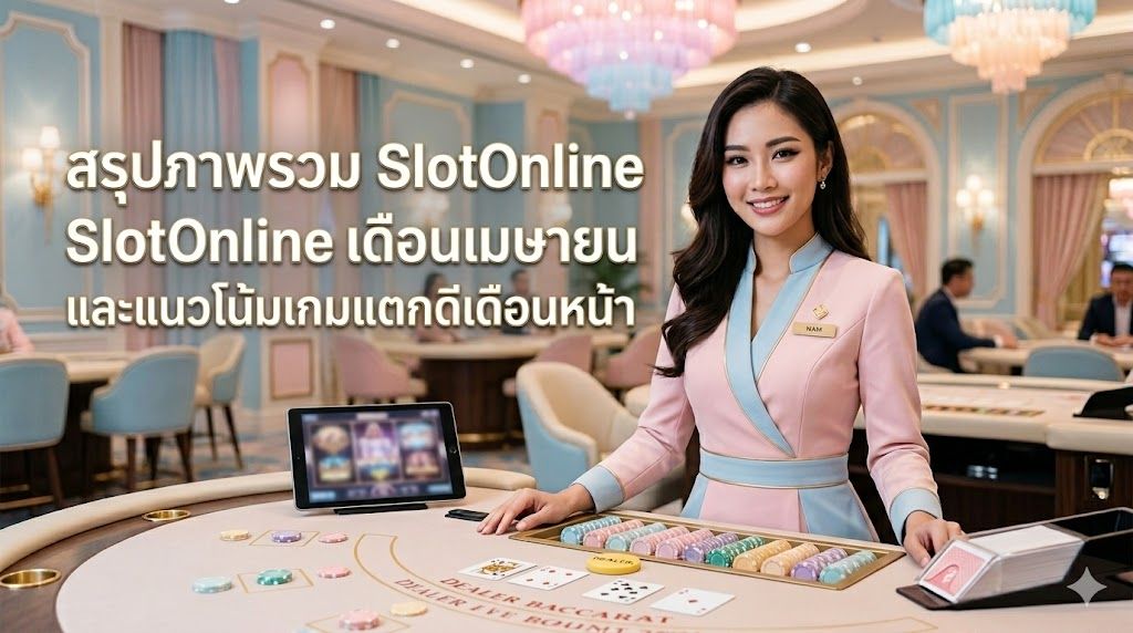 slotonline สล็อตออนไลน์ สรุปผลสล็อต เมษายน 2026 พร้อมแนวโน้มเกมสล็อตใหม่เดือนหน้า