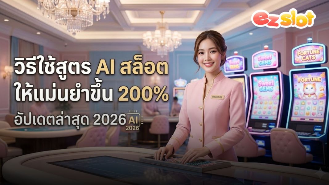 วิธีใช้สูตร AI สล็อต ให้แม่นยำขึ้น 200% อัปเดตล่าสุด 2026