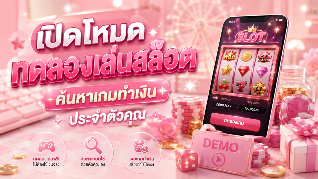 เปิดโหมด ทดลองเล่นสล็อต ค้นหาเกมทำเงินประจำตัวคุณ ปี 2026 เล่นฟรีก่อนเดิมพันจริง