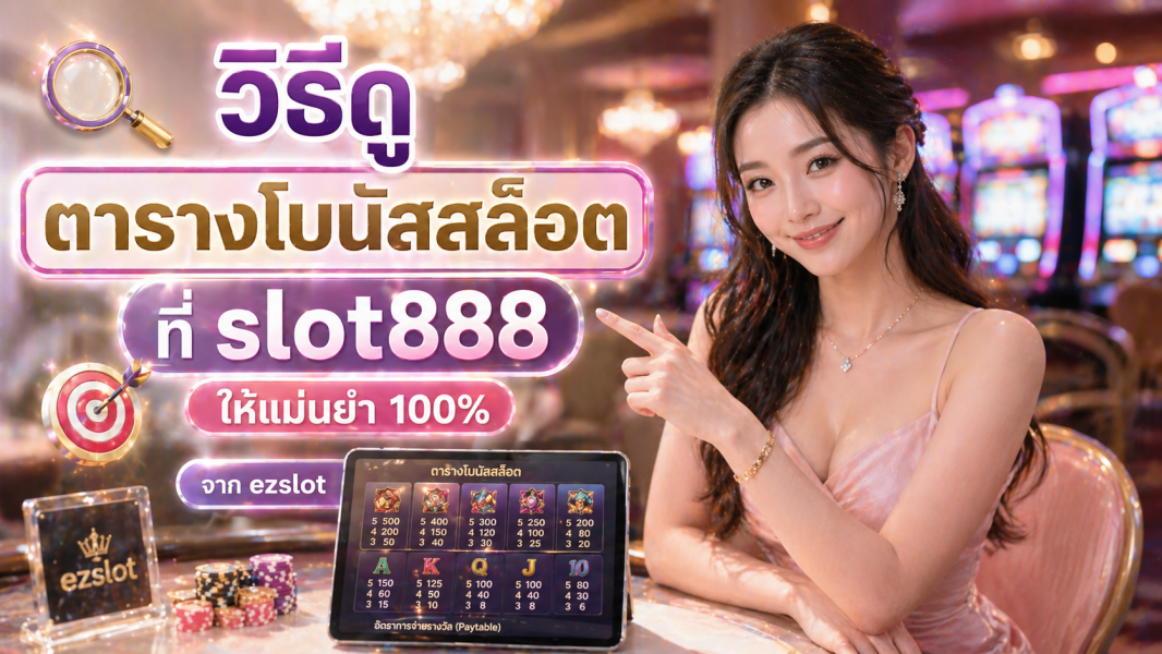 slot888 ตารางโบนัสสล็อต 2026 รีวิว 3 เกมใหม่ PG Soft แตกหนักรับต้นเดือน