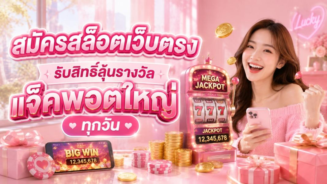 สมัครสล็อตเว็บตรง 2026 รับสิทธิ์ลุ้นแจ็คพอตใหญ่ทุกวัน คู่มือเริ่มต้นฉบับมืออาชีพ