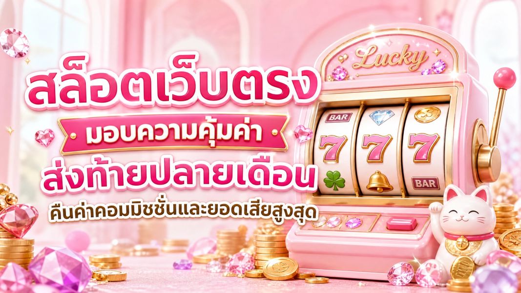 สล็อตเว็บตรง 2026 มอบความคุ้มค่าส่งท้ายปลายเดือน คืนค่าคอมมิชชั่นและยอดเสียสูงสุด