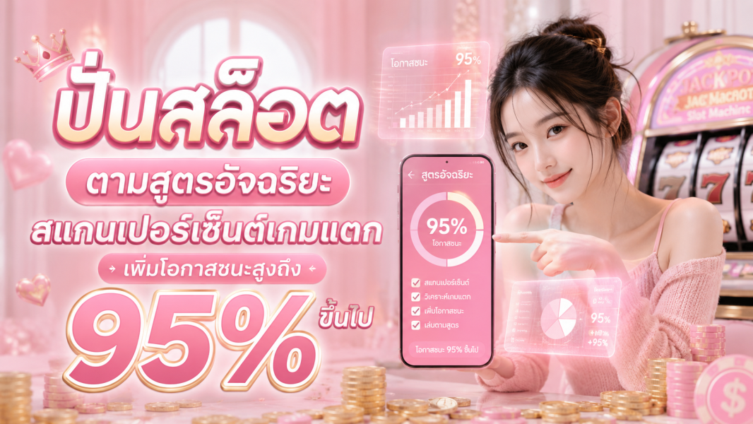 ปั่นสล็อต 2026 ตามสูตรอัจฉริยะ วิเคราะห์เกมแตก เพิ่มโอกาสชนะอย่างมีระบบ