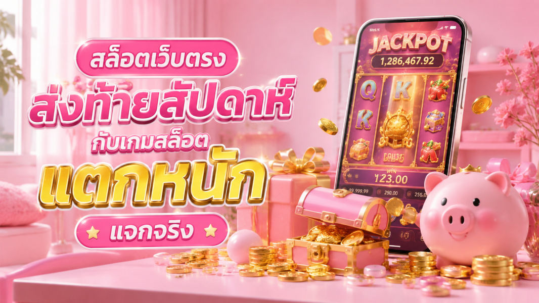 สล็อตเว็บตรง 2026 ส่งท้ายสัปดาห์กับเกมสล็อตแตกหนัก แจกจริง