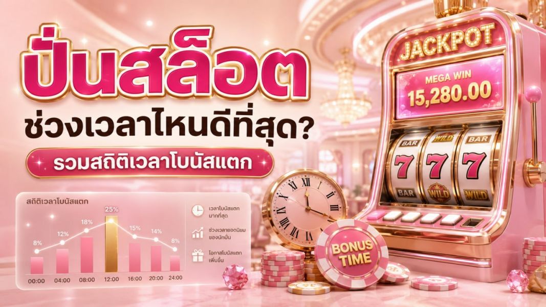 ปั่นสล็อตช่วงเวลาไหนดีที่สุด 2026 รวมสถิติเวลาโบนัสแตกและเทคนิคมืออาชีพ