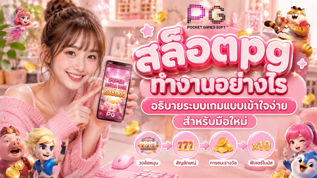 สล็อตPG 2026 ทำงานอย่างไร? อธิบายระบบเกม ฟีเจอร์ และ RTP แบบเข้าใจง่ายสำหรับมือใหม่